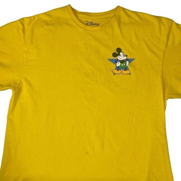 Vintage Disney Mickey Mouse Limited Edition Yellow Gold T Shirt Men’s Size XL - Picture 3 of 9